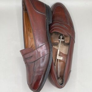 Elegant Brown Leather Slip-On Loafers (LOT 415)